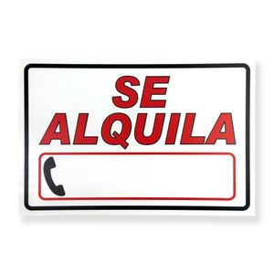 Rótulo Se Renta 30 X 20 Cm