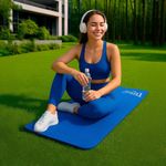 Mat de Yoga Azul 10 mm