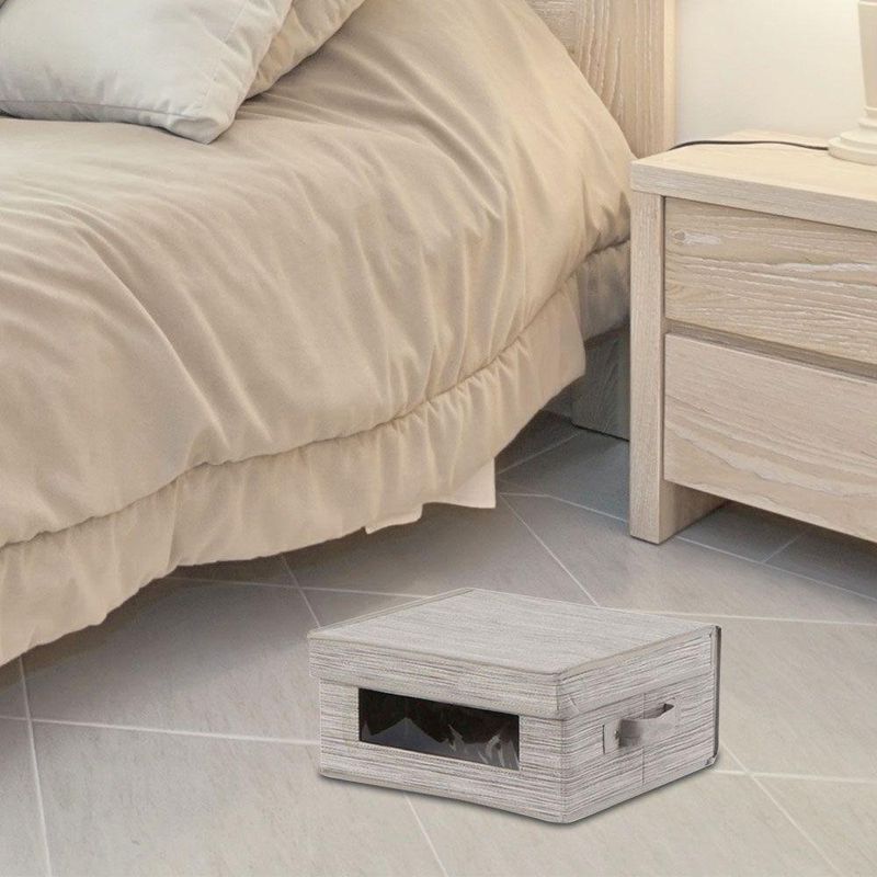 Caja con Tapa y Ventana Beige