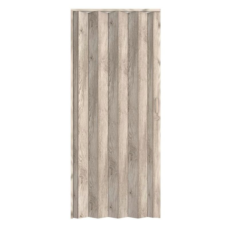 Puerta Plegable de PVC Amalfi Avellana 90 X 210 Cm