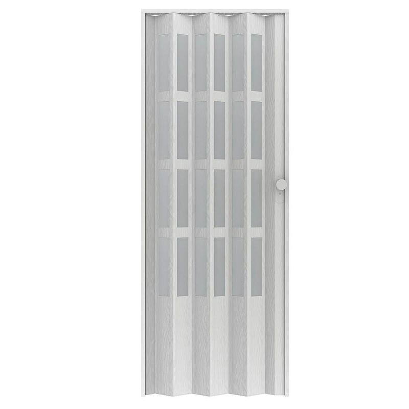 Puerta Plegable de PVC Lugano Blanco 90 X 210 Cm