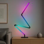 Lámpara de Pie/Pared Plegable Inteligente WiFi 22 W Luz RGB + Blanca