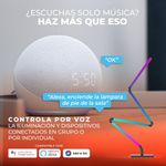 Lámpara de Pie/Pared Plegable Inteligente WiFi 22 W Luz RGB + Blanca
