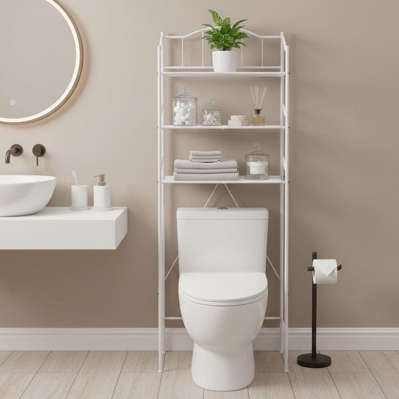 Organizador para Sanitario de 3 Niveles Blanco