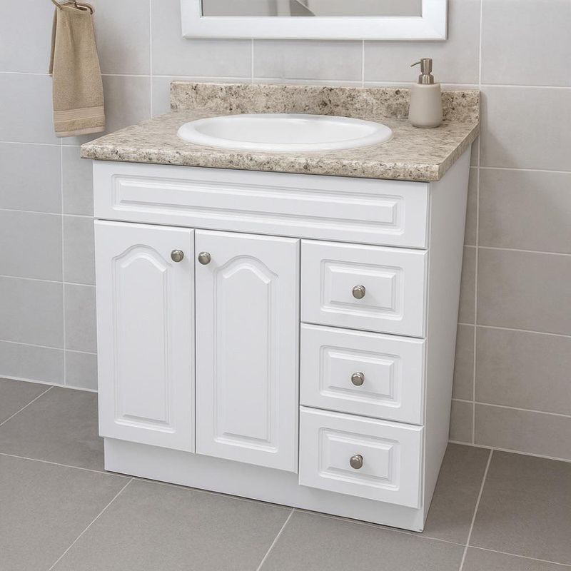Mueble de Baño con Cubierta de Granito