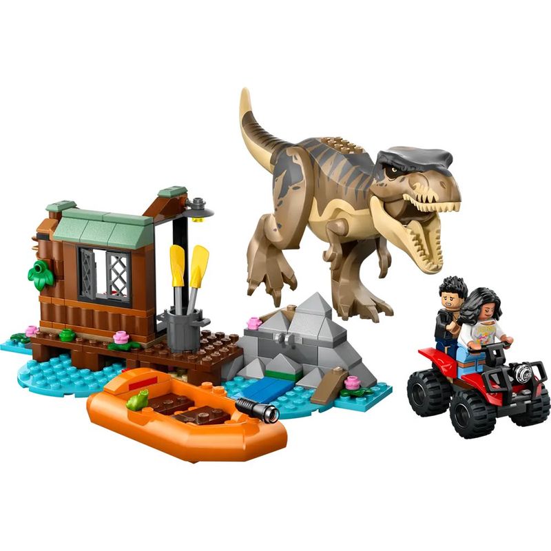 Huida por el Río y T. Rex a la Caza