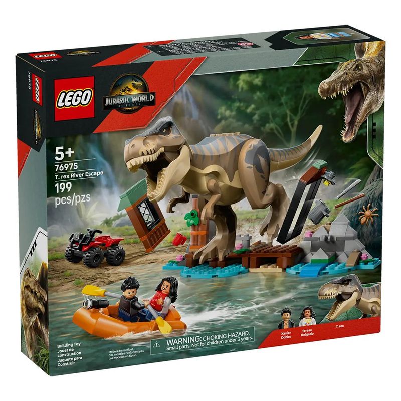 Huida por el Río y T. Rex a la Caza