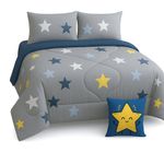 Set de Edredón 3 Piezas Diseño Estrellas Imperial