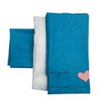 Set de 3 Sábanas Infantil Diseño Corazones Full Queen