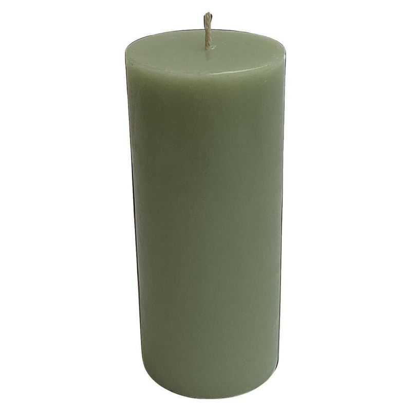 Vela Cilíndrica Grande Pistacho