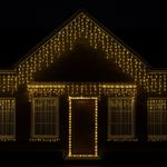 Cortina Cascada LED Blanca Cálida de 400 Luces