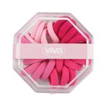 Set de Colas para Cabello Rosa 18 Pzas