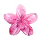Gancho Cabello Flor Rosa