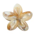 Gancho Cabello Flor Beige