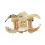 Gancho Cabello Flor Beige