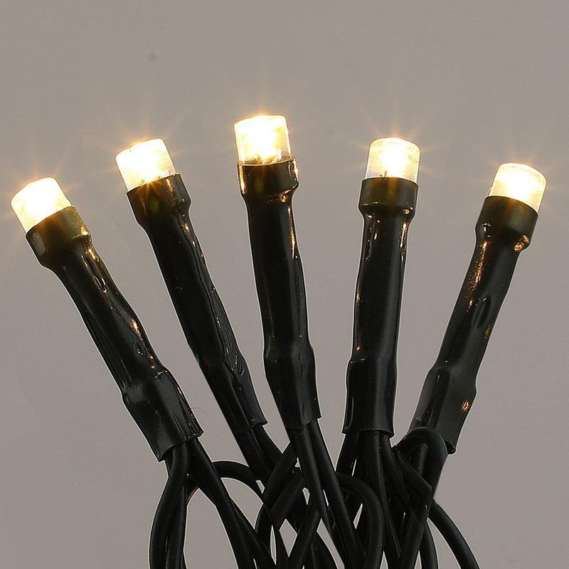 Serie LED Blanca Cálida de 300 Luces Fijas