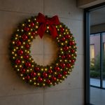 Serie LED Blanca Cálida de 240 Luces y 12 Funciones