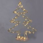 Árbol Decorativo con Luz LED Blanca Cálida