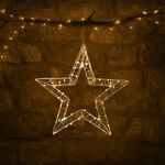 Estrella Decorativa con 80 Luces LED