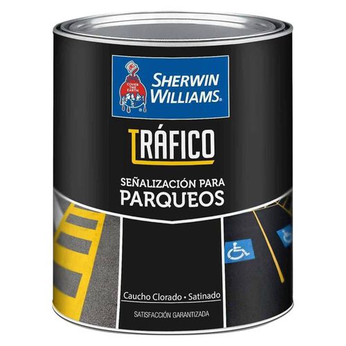 Pintura Tráfico Negro 1 L Satinado