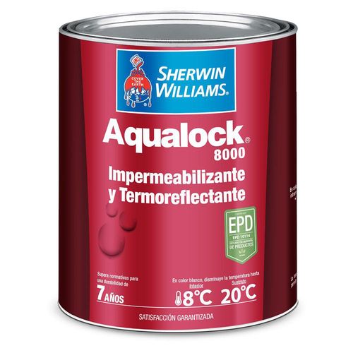 Impermeabilizante Aqualock 8000 Azul 1 L