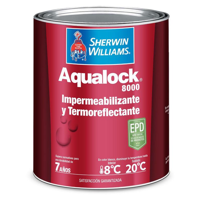 Impermeabilizante Aqualock 8000 Azul 1 L