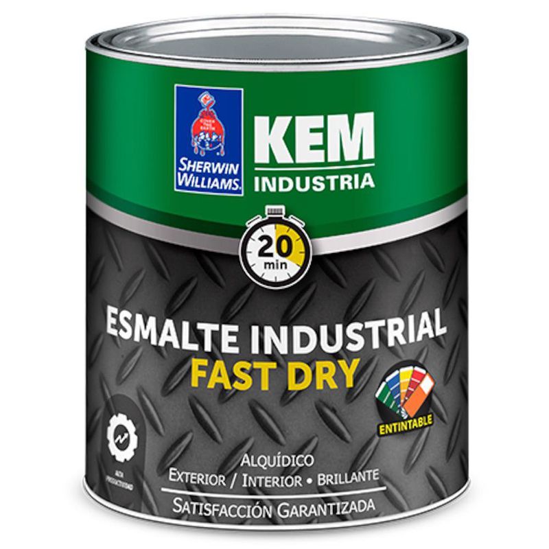Esmalte Industrial Fast Dry 1/4 Galón
