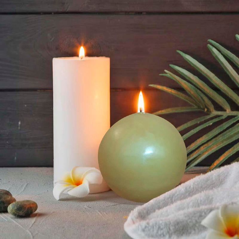 Vela Esfera Decorativa Olivo No.9