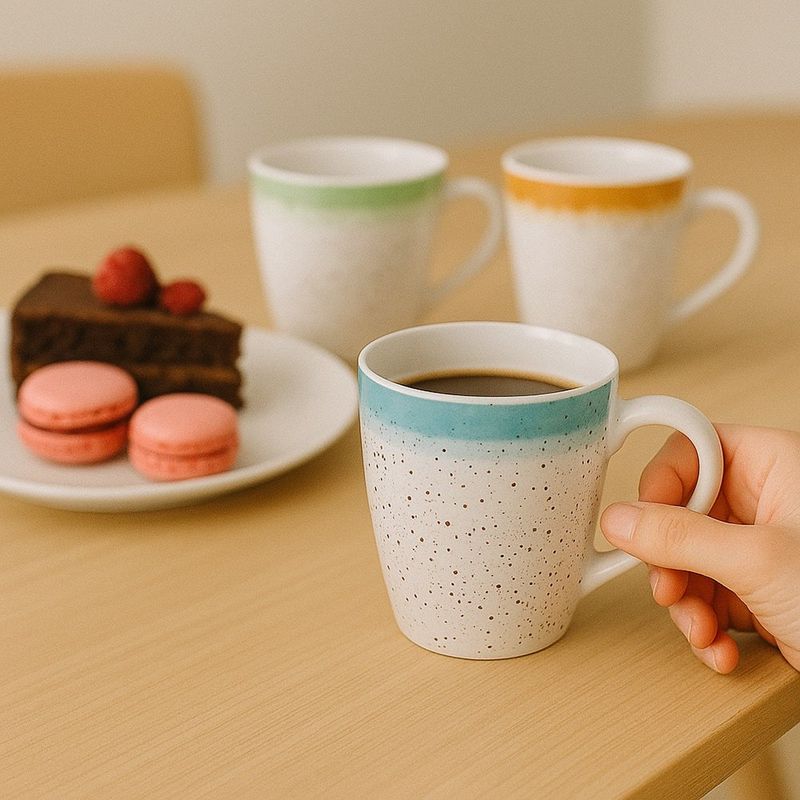 Taza de Stoneware 12 Oz Colores Surtidos