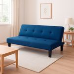 Sofa-Cama-Negro-Cuero-Sintetico
