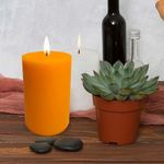 Vela Decorativa Cilindro Miel