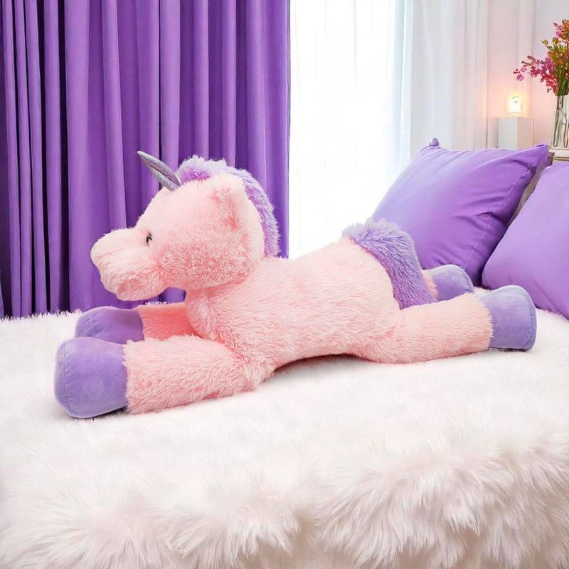 Unicornio-De-Peluche-Acostado-80-Cm