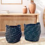 Set de 2 Cestas Azules