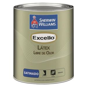 Pintura Látex Satinado Excello Blanco Libre de Olor 1 L