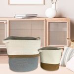 Set de Cestas Blanco 2 Pzas 30x30x30 Cm - Concepts