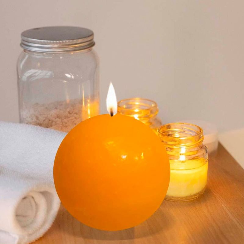 Vela Esfera Miel No. 2