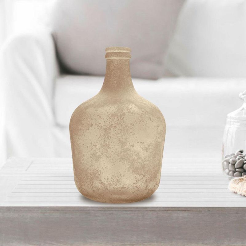 Garrafa de Vidrio Beige