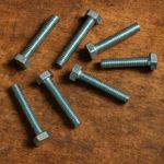 Tornillo Hexagonal Galvanizado 5/16 X 2.5 Plg a Granel