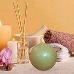 Vela Esfera Olivo No. 8