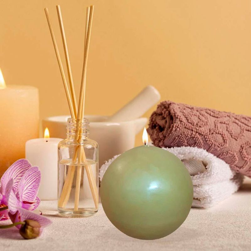 Vela Esfera Olivo No. 8