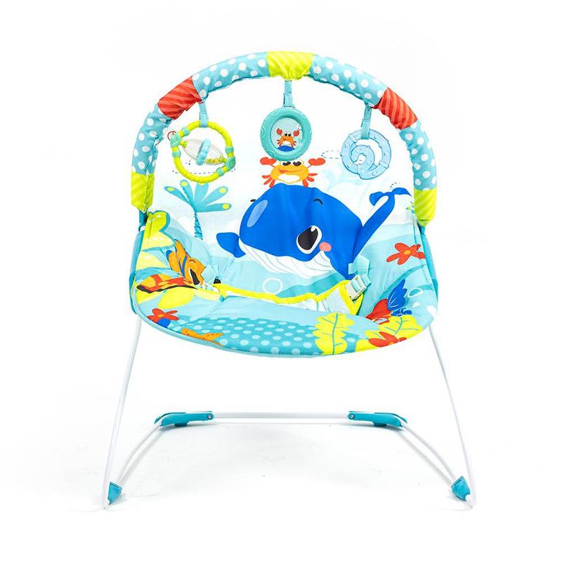 Silla Mecedora Infantil Ballena Celeste