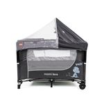 Corral Cuna Convertible Diseño Madison Color Gris