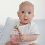 Sujetador de Chupete de Silicón Rosa