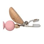 Sujetador de Chupete de Silicón Rosa