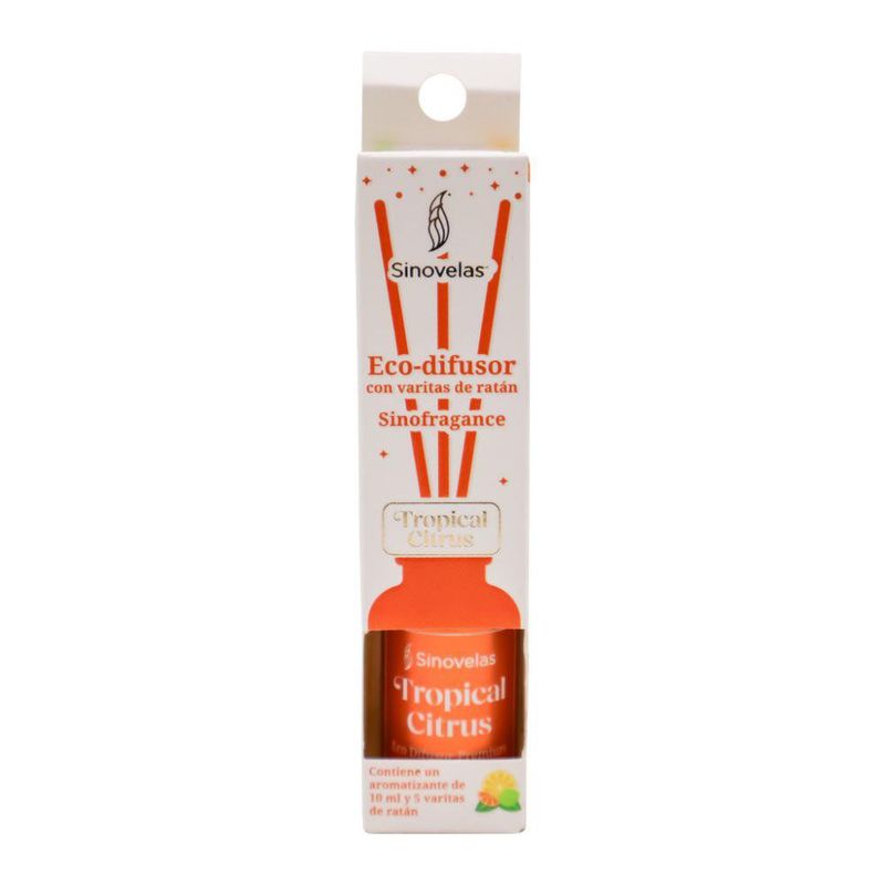 Difusor Mini con Varitas Aroma Tropical Citrus