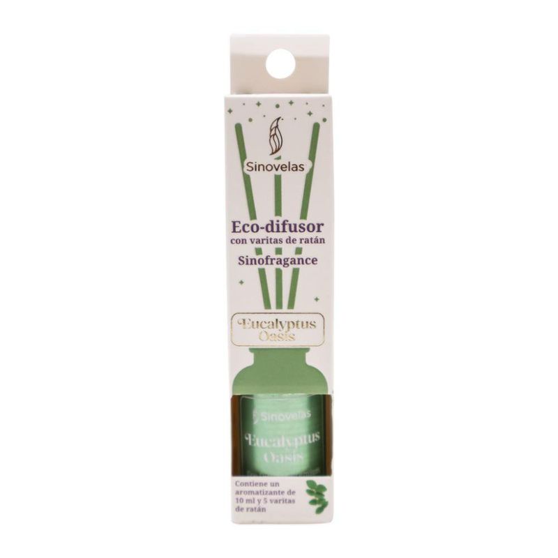 Difusor Mini con Varitas Aroma Eucalyptus Oasis