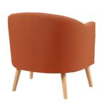 Sillón Joyce Tapizado Canela
