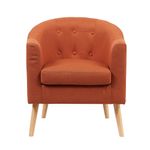 Sillón Joyce Tapizado Canela