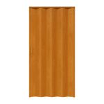 Puerta Plegable de PVC Color Miel 90x210 Cm