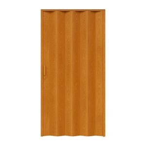 Puerta Plegable de PVC Color Miel 90x210 Cm